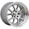 Rocket Racing Wheels TTR19-2857350 - TTR19-8117360 18x11 Attack Machined 5x5 6.0 bs