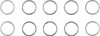 TwinPower 043205 - Twin Power 84-Up Evo BT and XL and M8 Exhaust Gaskets Replaces 65324-83 .120 Thick 10 Pk