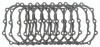 TwinPower 043278 - Twin Power 37-86 Big Twin 4 Speed Transmission Side Cover Gasket Replaces H-D 33295-36 5 Pk