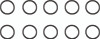 TwinPower 043291 - Twin Power 80-06 5 Speed Big Twin Transmission Shift Shaft Seal Replaces H-D 12045DL 5 Pk