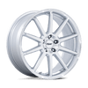 TSW Wheels TW004SD19955740 - Tw004 Canard 19X9.5 Gloss Silver W/ Machined Face