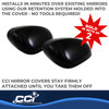 Coast To Coast MC67555BLK - With Turn Signal Cutout