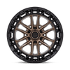 Fuel Wheels FC874ZB17906301 - Fc874 Celsius 17X9 Matte Bronze W/ Matte Black Lip