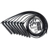 Moroso 73854 - Universal Ultra 40 Long Handle Hemi Plug Ends Black Remote Coils Wire Set