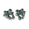 Moroso 74158 - 1GA Wire 3/8in Dia Stud Crimp/Solder Battery Cable Terminal Kit (2 Pack)