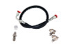 Forced Performance 2025154 - Subaru STi/WRX Black Turbocharger 84mm CH8CM Turbine Hsg External WG w/Oil Line