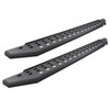 Go Rhino 6943468020PC -   - RB20 Running Boards With Mounting Brackets & 2 Pairs of Drop Steps Kit - Textured Black