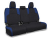 PRP Seats B089-06 - Rear Bench Covers for 2024 Toyota Tacoma Black and Blue