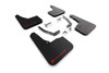 Rally Armor MF132-UR-BLK-RD - 2025 Subaru Forester Black UR Mud Flap w/Red Logo