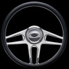 Billet Specialties 34051 - Steering Wheel 1/2 Wrap 15.5in Tec 5 Polished