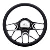 Billet Specialties BC30107 - Steering Wheel 1/2 Wrap 14in Redline Black