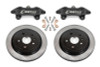 BMR DBK550 - 97-04 Chevrolet Corvette C5 / 05-13 C6 Brake Kit For 15in Conversion Solid Rotors Black Calipers