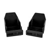 Borne Off-Road BNSD-BR-21RSBK - 2021+ Ford Bronco Skid Plate Rear Shock Pair Black