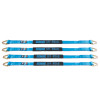 Borne Off-Road BNRTC-TD-4BL - Vehicle Ratchet Tie-Down Kit (4 pack) Blue