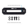 Borne Off-Road BNWN-10-SBK - 10K Winch - Black Synthetic Rope