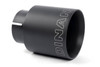 Dinan D663-0601-BOX - Double-Walled 4" Clamp-On Exhaust Tip (Black Ceramic)