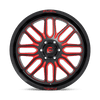Fuel Wheels D66320008947 - Aluminum Wheels 20X10 Ignite D663 6 On 135 Gloss Black Red Tinted Clear 87.1 Bore -18 Offset Fuel Off Road Wheels