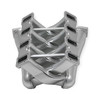 Holley EFI 822201 - EFI Intake Manifold; Upper; Fits w/LS3/L92 Engines; EV1 Injectors Only; Dual Plenum; 92mm; 12.75 in. Runners; Incl. Fuel Rail Kit; Fabricated; Silver;