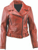 Kuryakyn 094395 - Leather By River Road Arabian Spice Leather Jacket Red Womens - Large