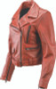 Kuryakyn 094393 - Leather By River Road Arabian Spice Leather Jacket Red Womens - Small