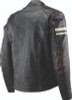 Kuryakyn 094382 - Leather By River Road Hoodlum Vintage Leather Jacket Black - Small
