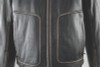Kuryakyn 094382 - Leather By River Road Hoodlum Vintage Leather Jacket Black - Small