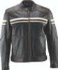 Kuryakyn 094386 - Leather By River Road Hoodlum Vintage Leather Jacket Black - 2XL