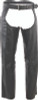 Kuryakyn 094441 - Leather By River Road Longhaul Leather Chaps Black - XL