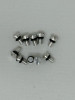 KYB 110090000510 - 90-23 Kaw / Hon / Suz / Yam Front Fork Bleed Bolt w/ O-Ring - Aluminum - 10 Pk