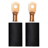 Moroso 74161 - 1/4in Dia Stud 6 GA Wire Crimp/Solder Battery Cable Terminal Kit (2 Pack)
