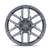 Niche NC281AD20051238 - Nc281 Rise 20X10.5 Anthracite W/ Machined Face