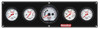 QuickCar 61-7351 - Extreme 4-1 Panel w/Tach OP/WT/OT/FP15 Black