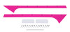 Dominator Racing 835-PK - Pillar A Pair Late Model Pink