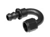 Redhorse Performance 2180-08-2 - 8AN Push Lock Hose End s- Black 180