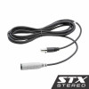 Rugged Radios CS-STX-2 - STX STEREO Straight Cable to Intercom (Select Length) 2 Feet