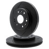 R1 Concepts WCPN1-67038 - Brake Rotor- Slotted - Black