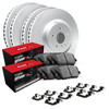 R1 Concepts WDUH2-54036 - R1 Brake Rotors - Carbon Coated w/ Optimum Oe Pads & Hdw