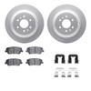 R1 Concepts WDWH1-21031 - Brake Rotor- Carbon Coated with Ceramic Pads & Hdw
