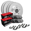 R1 Concepts WFUH2-76012 - Brake Rotor- Blank with Optimum Oe Pads & Hdw