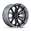 Fuel Wheels FC404BT22956820 - Fc404 Mutiny 22X9.5 Gloss Black Brushed Dark Tint