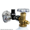 Snow Performance SNO-353G - Billet Fixed (100PSI) CO2 Regulator w/Gauges