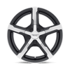 American Racing Wheels AR92188045515 - 18" Gloss Black Machined
