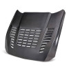 Anderson Composites AC-HD24FDMU-GT4-DS - 2024 Ford Mustang Type-GT4 Double-Sided Carbon Fiber Hood