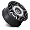 Asanti AB040MD22904215 - 22X9 Satin Black With Bright Machined Face