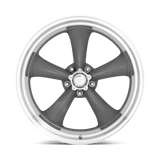 American Racing Wheels VN2152161 - Vn215 Classic Torq Thrust Ii 20X10 Mag Gray Machined Lip