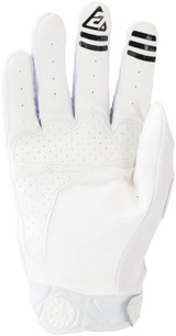 Answer 442876 - 25 Peak Gloves White/Black Logo Youth - XS