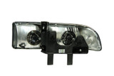 Anzo 111014 - 1998-2005 Chevrolet S-10 Crystal Headlights Chrome