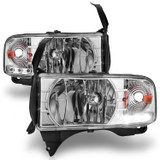 Anzo 111206 - 1994-2001 Dodge Ram Crystal Headlights Chrome w/ LED Anzo 111206 - 1994-2001 Dodge Ram Crystal Headlights Chrome w/ LED