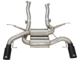 aFe Power 49-36327-B - MACHForce XP 2.5in Axle Back Stainless Exhaust w/ Black Tips 07-13 BMW 335i 3.0L L6 (E90/92) N55