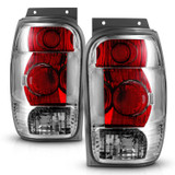 Anzo 211082 - 1998-2001 Ford Explorer Taillights Chrome